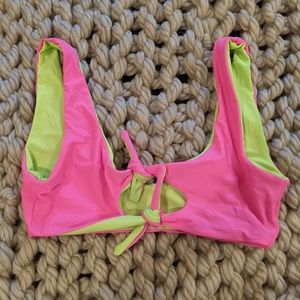 Moana bikini neon tie top